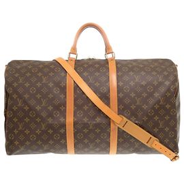 Monogram Boston Bag Keepall Bandoulière 60 Louis Vuitton