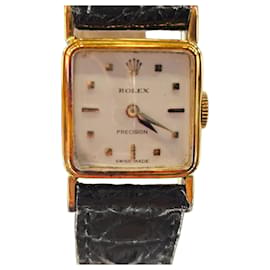 Orologio Rolex Precision in oro giallo 18 carati quadrato
