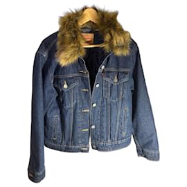 Giacca di jeans Levi's con colletto in pelliccia sintetica
