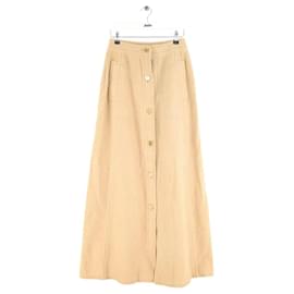 Falda de lana beige - Céline