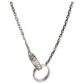 Collana Love in oro bianco e diamanti Cartier
