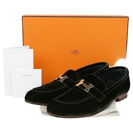 Samt Loafer Paris Größe - Hermès
