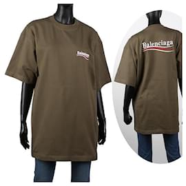Kurzarm-T-Shirt mit Wave-Logo - Balenciaga