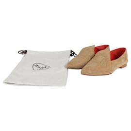 Hermès Logo-bestickte Babouche-Flachschuhe