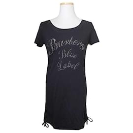 T-Shirt mit Blue Label Schriftzug - Burberry