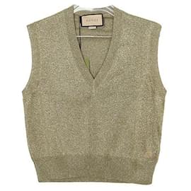Gucci Ärmelloses Stricktop Größe