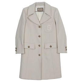 Gucci Doppelter Bestickter Mantel