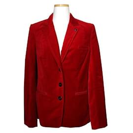 Zadig & Voltaire Chaqueta de Terciopelo Rojo Zadig Voltaire