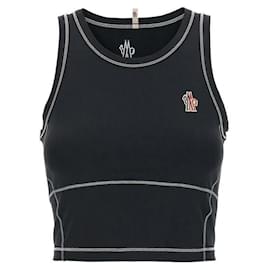Chaleco sin mangas con parche de logo Grenoble - Moncler