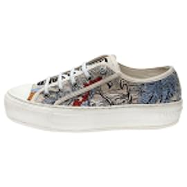 Baskets en toile Diver brodées T-Wold pour femmes et travail - Dior