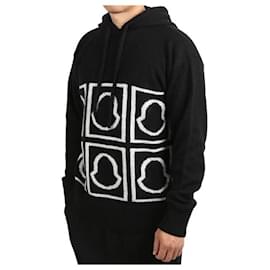 Moncler Logo Strick-Hoodie