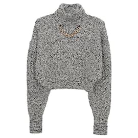 Louis Vuitton Gestrickter Crop mit Kettendetail Größe