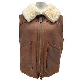 Polo Ralph Lauren Ärmellose Jacke aus Lammfell