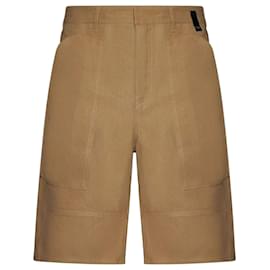 Pantaloni corti Bermuda in tela - Fendi