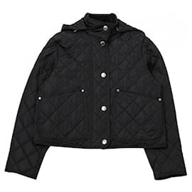 Burberry Kurze Jacke aus Nylon mit Diamantsteppung