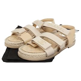 Chanel Sandali in Corda con Velcro Taglia