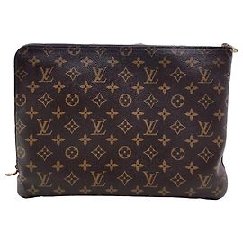 Louis Vuitton Clutch in tela monogramma