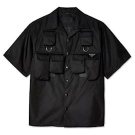Nylon Kurzarmhemd - Prada