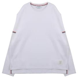 Rugby Baumwoll Rundhals T-Shirt - Thom Browne