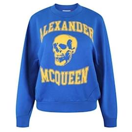 Pullover mit Totenkopf-Print - Alexander Mcqueen
