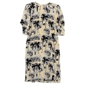 Vestido con estampado floral - Marni