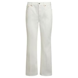 Pantalones de mezclilla flare recortados - Gucci