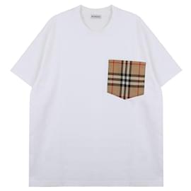 T-Shirt aus Baumwolle mit Tasche - Burberry
