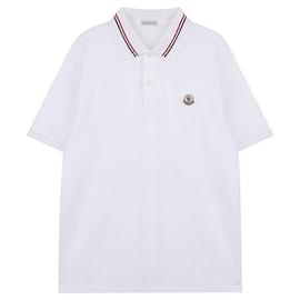 Polo T-Shirt mit Patch-Logo - Moncler