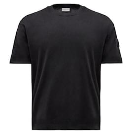 T-shirt in maglia di seta e cotone - Moncler