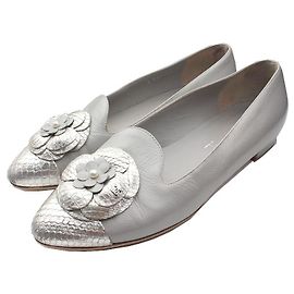 Chanel Ballerine Camelia Grigie
