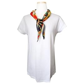 T-Shirt mit Seidenschal-Print - Dolce & Gabbana