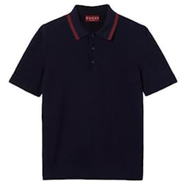 Seiden-Baumwoll-Polohemd - Gucci