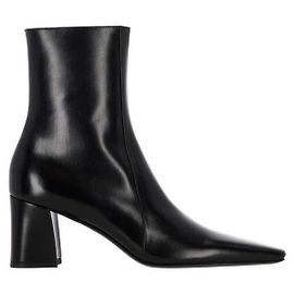 Saint Laurent Botas de cuero liso