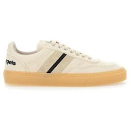 Moncler Sneakers in Suede Canvas
