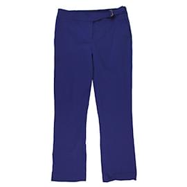 Pantalones con hebilla dorada púrpura - Escada