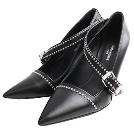 Zadig & Voltaire Scarpe nere con cinturini borchiati Zadig Voltaire