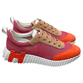 Sneakers in mesh rimbalzanti MULTICO ROSE - Hermès