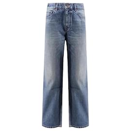 Jeans bootcut en algodón lavado - Céline