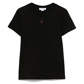 Besticktes Skull-T-Shirt - Alexander Mcqueen