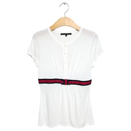 Damen T-Shirt mit kurzen Ärmeln und Webband - Gucci