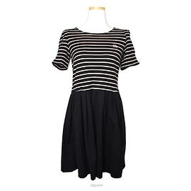 Burberry Vestido a Rayas Blue Label
