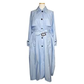 Prada Trenchcoat aus Polyester in Himmelblau