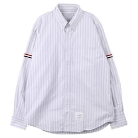 Gestreifte Oxford-Armbandschirt - Thom Browne