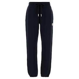 Baumwoll-Sweatpants mit Logo-Patch - Moncler