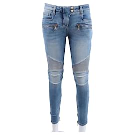 Pantaloni in denim Balmain