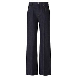 Bottega Veneta Pantalones de mezclilla palazzo índigo