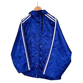 Gucci Giacca bomber windbreaker a tre strisce da uomo Balenciaga Adidas