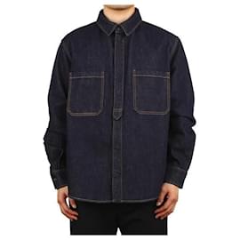 Camicia in denim ricamata con logo - Valentino