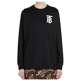 Langarm-T-Shirt mit Logo - Burberry