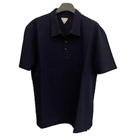 Cotton Pique Polo Short Sleeve Shirt - Bottega Veneta